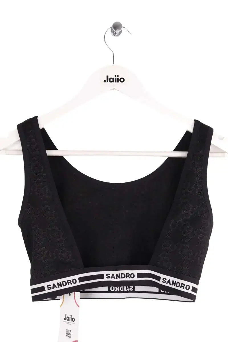 Haut de sport Sandro Noir en Synthétique