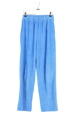 Pantalon droit American Vintage Bleu en Coton, taille XS - Seconde Main