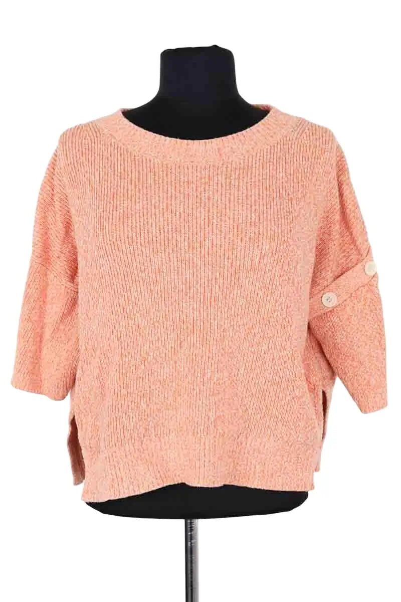 Pull Claudie Pierlot Orange en Coton, taille S - Seconde Main