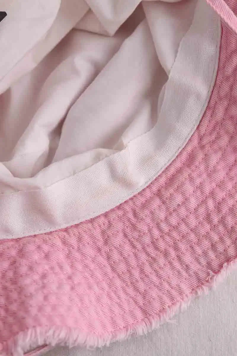 Chapeau Jacquemus Rose en Coton