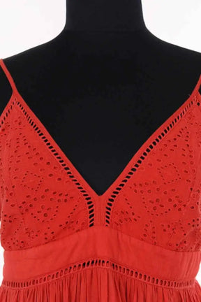 Robe Maje Orange en Coton