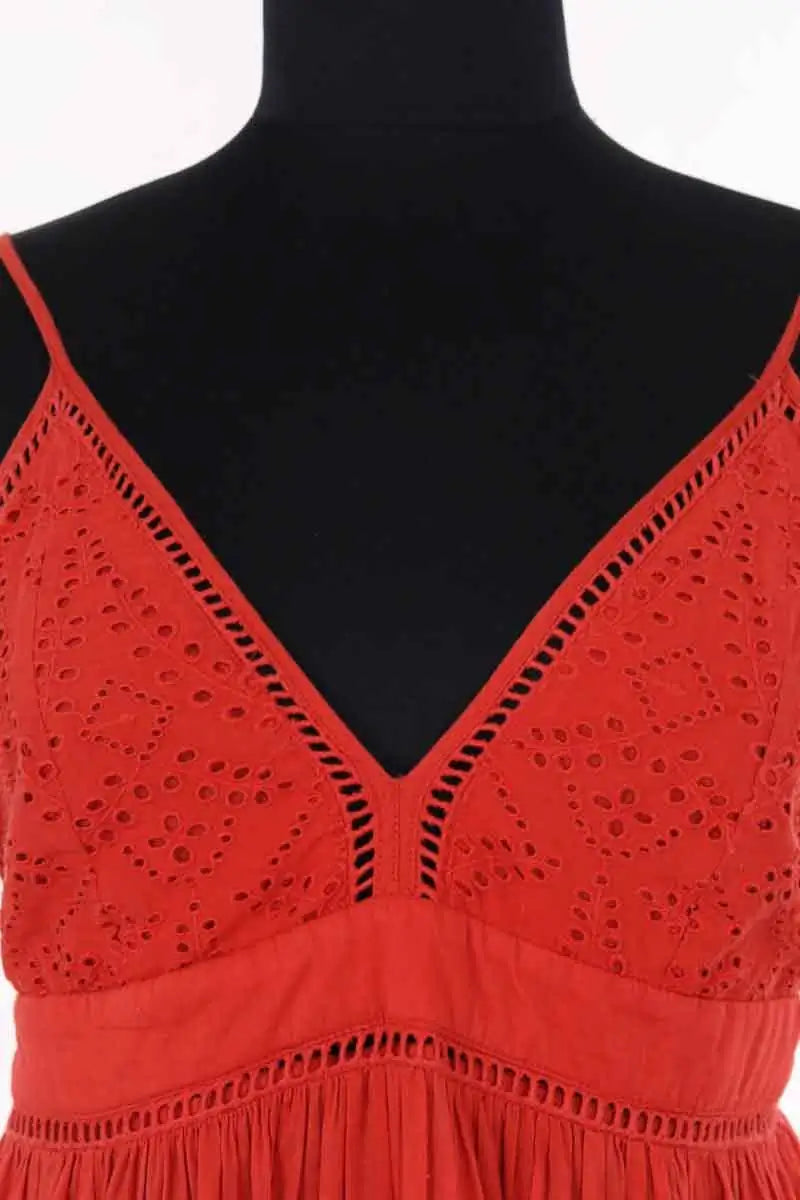 Robe Maje Orange en Coton