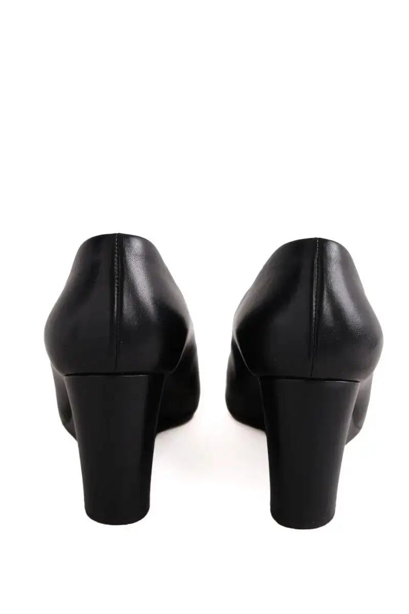 Talons Salvatore Ferragamo Noir en Cuir