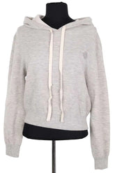 Sweatshirt Maje Gris en Coton, taille S - Seconde Main