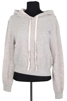 Sweatshirt Maje Gris en Coton, taille S - Seconde Main