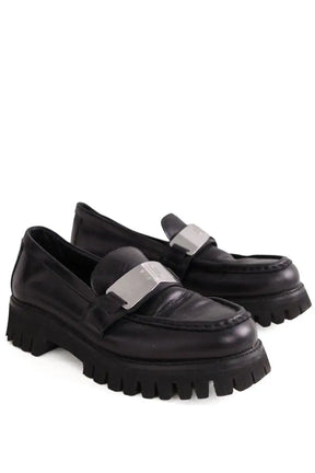 Mocassins Maje Noir en Cuir