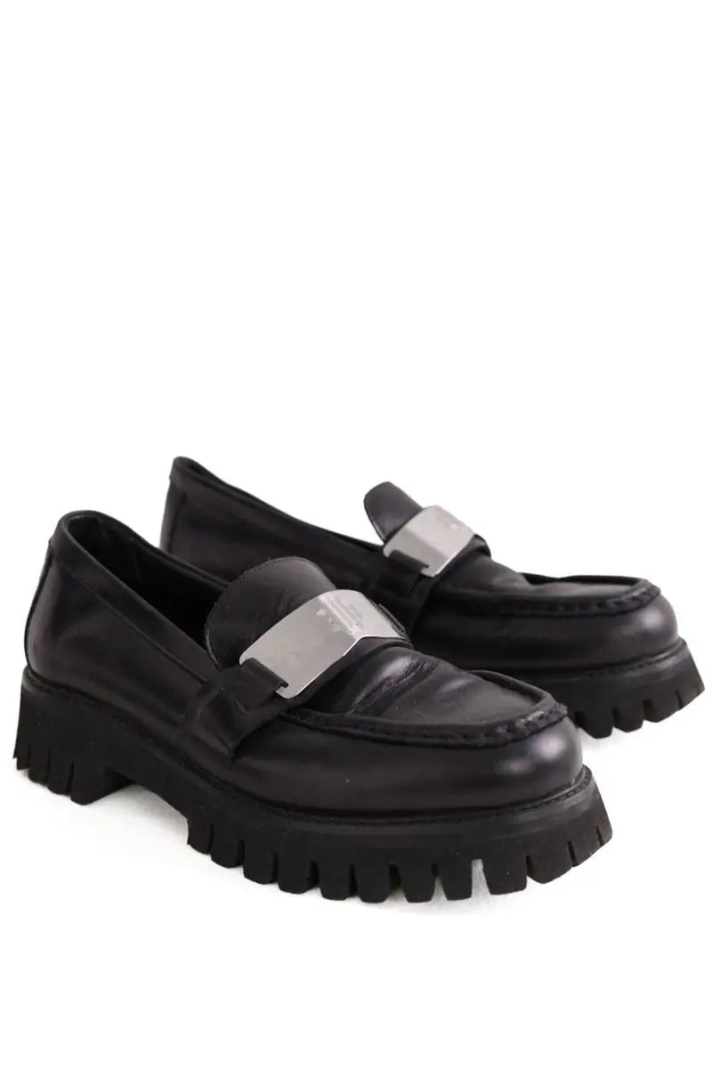 Mocassins Maje Noir en Cuir