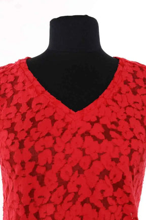 T-shirt Maje Rouge en Coton