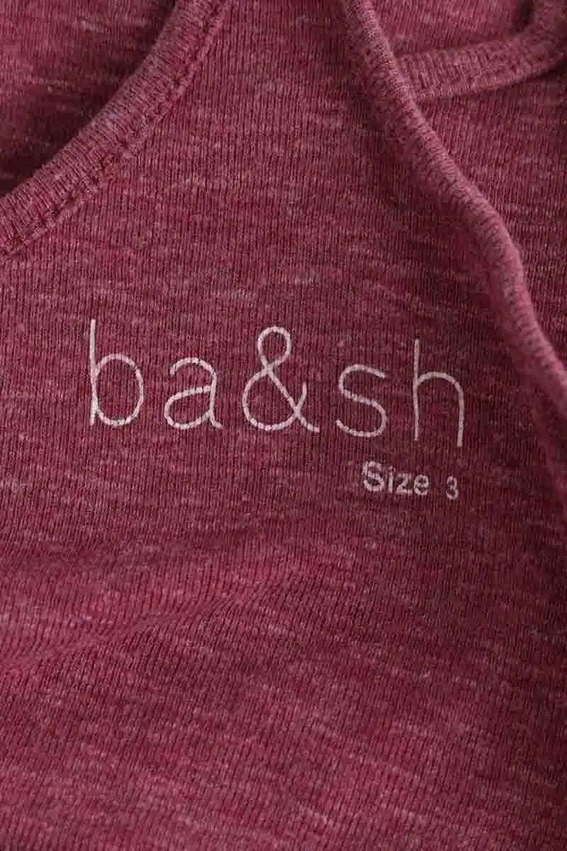 Top sans manche Ba&Sh Swift Rose en Coton