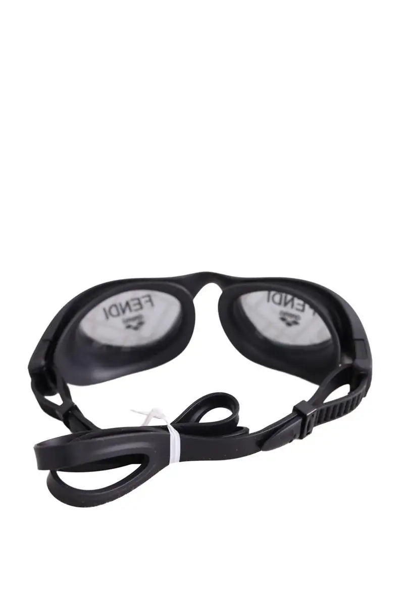 Kit bonnet de bain et lunette de piscine Fendi Marron en Synthétique