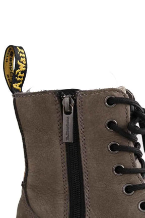 Boots à lacets Dr. Martens Gris en Cuir