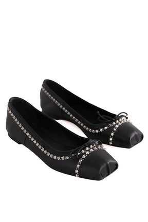 Ballerines Christian Louboutin Noir en Cuir