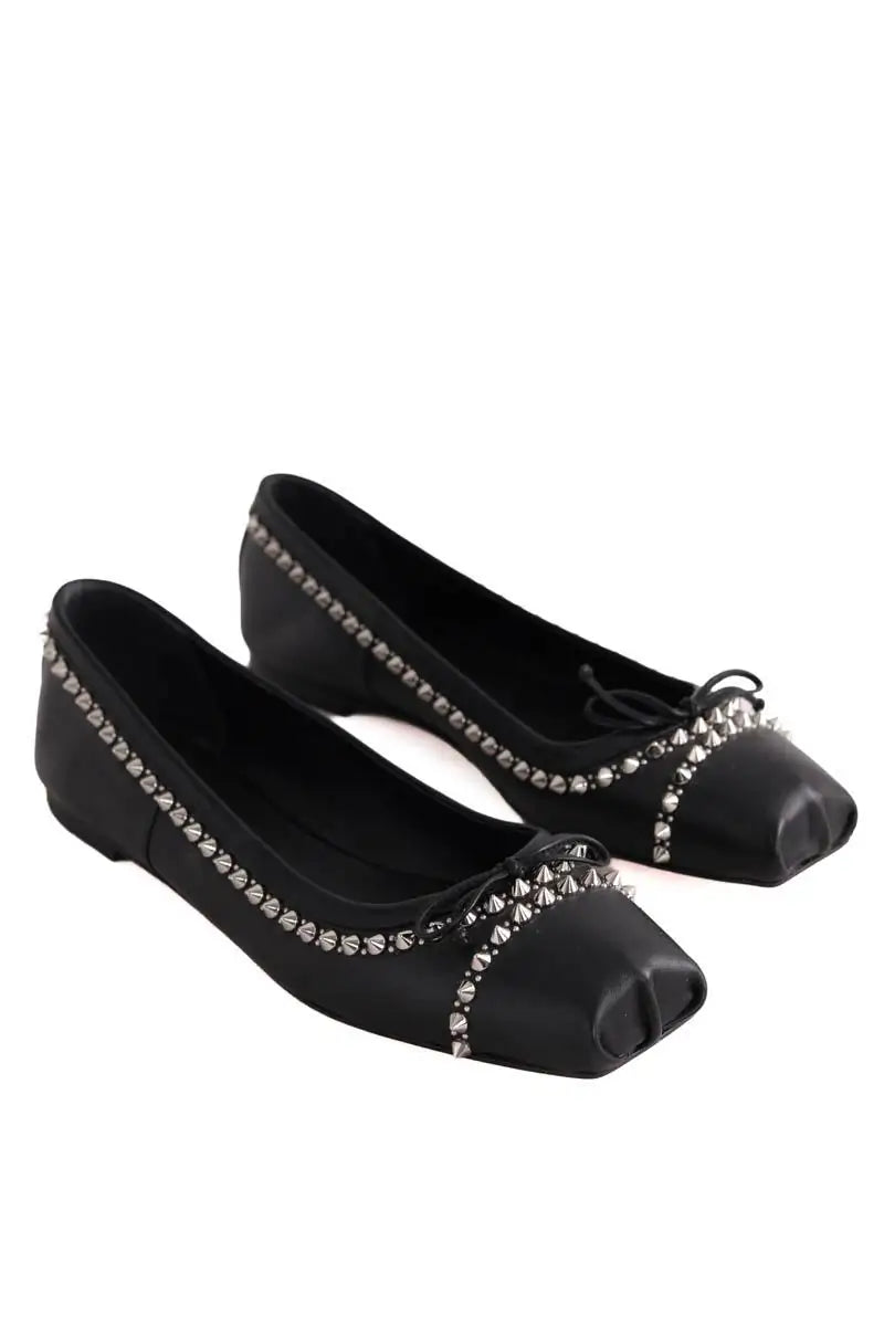 Ballerines Christian Louboutin Noir en Cuir