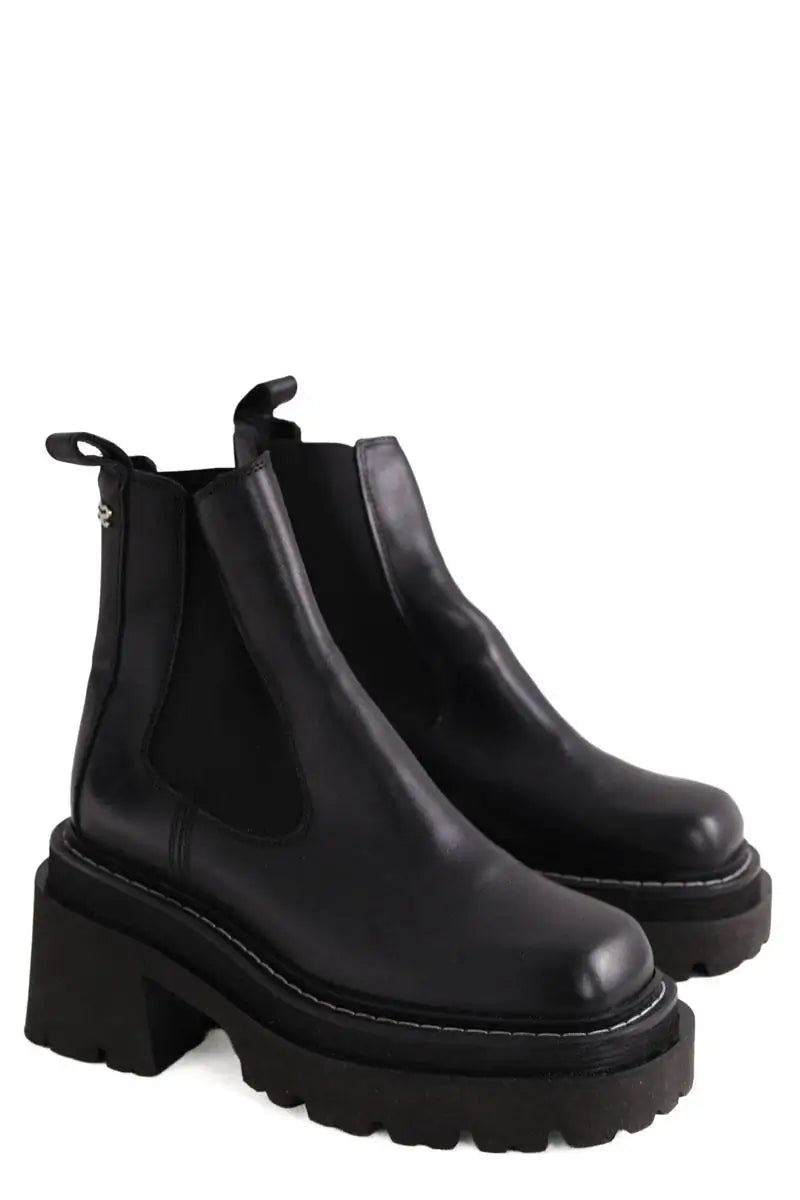 Boots Sandro Noir en Cuir