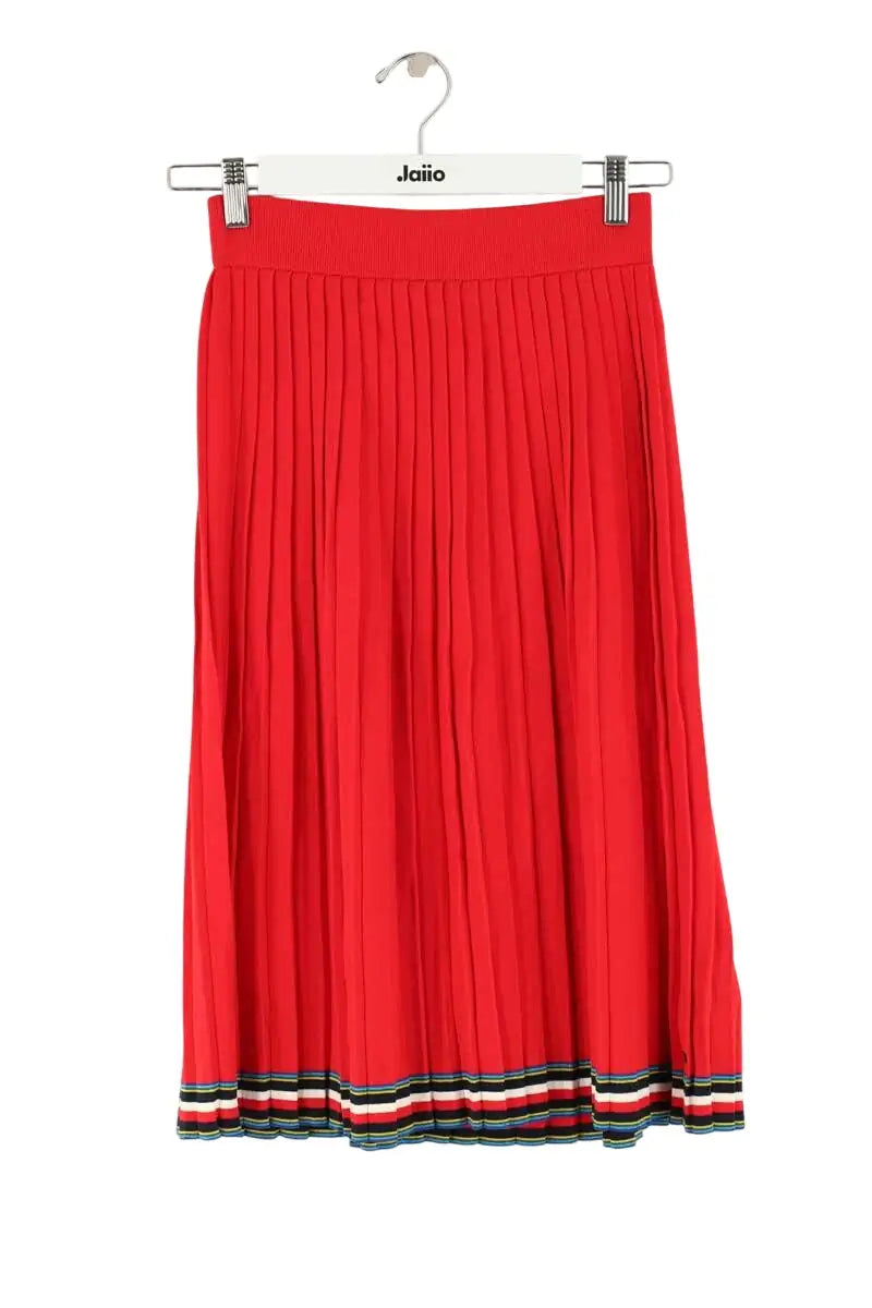 Jupe Tommy Hilfiger Rouge en Synthétique, taille XS - Seconde Main