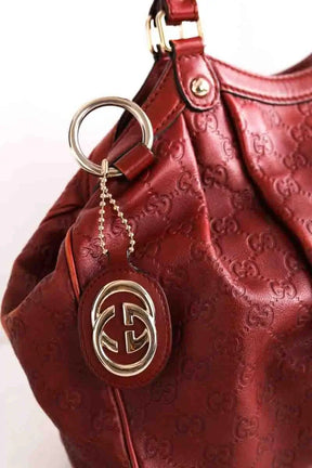 Sac à main Gucci Sukey Bordeaux en Cuir