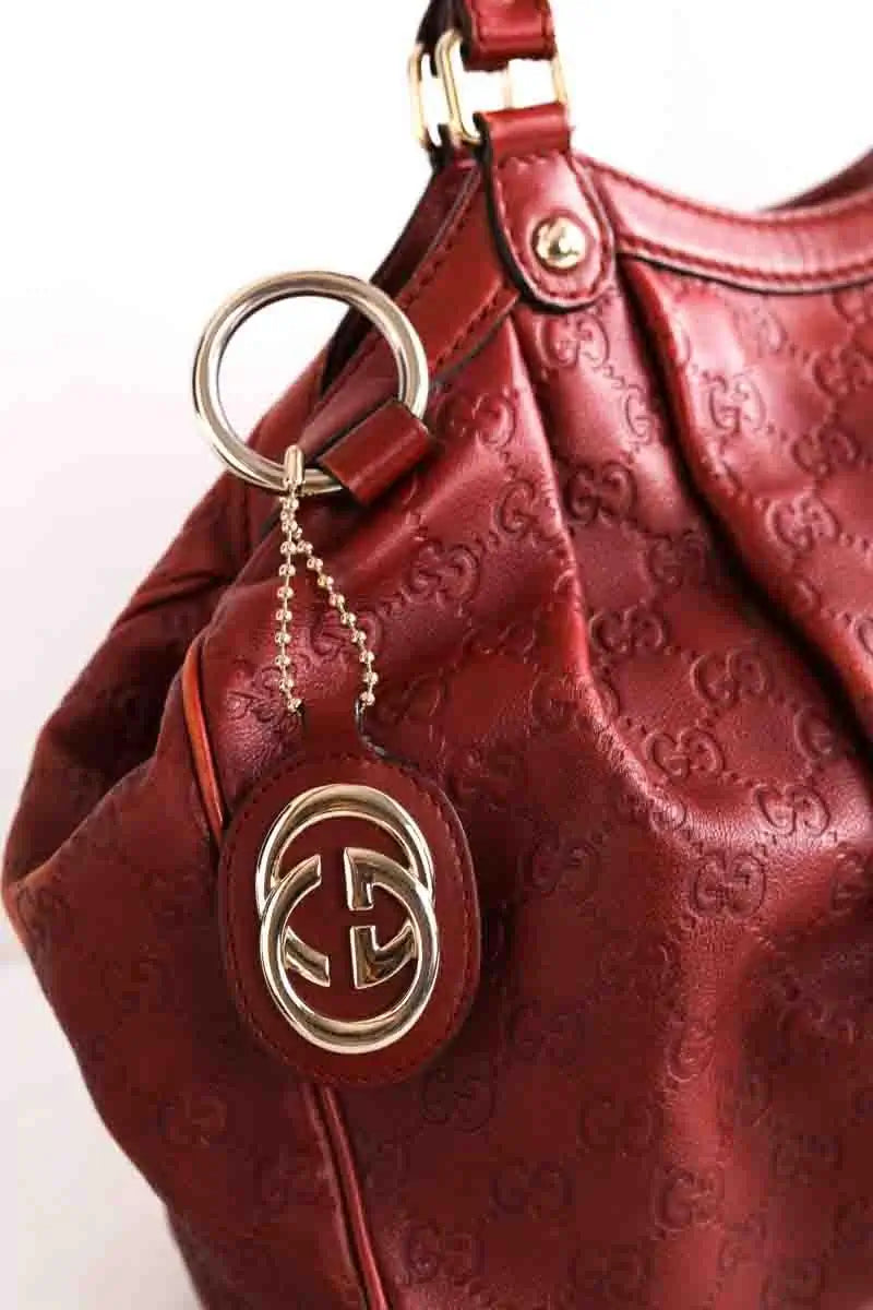 Sac à main Gucci Sukey Bordeaux en Cuir