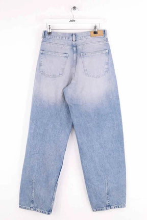 Jean large Sandro Bleu en Coton