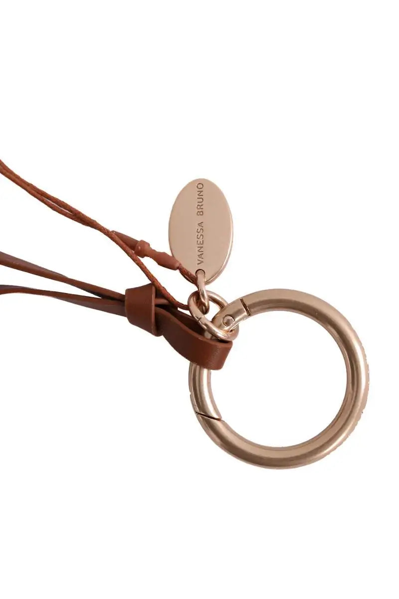 Porte-clé Vanessa Bruno Marron en Cuir