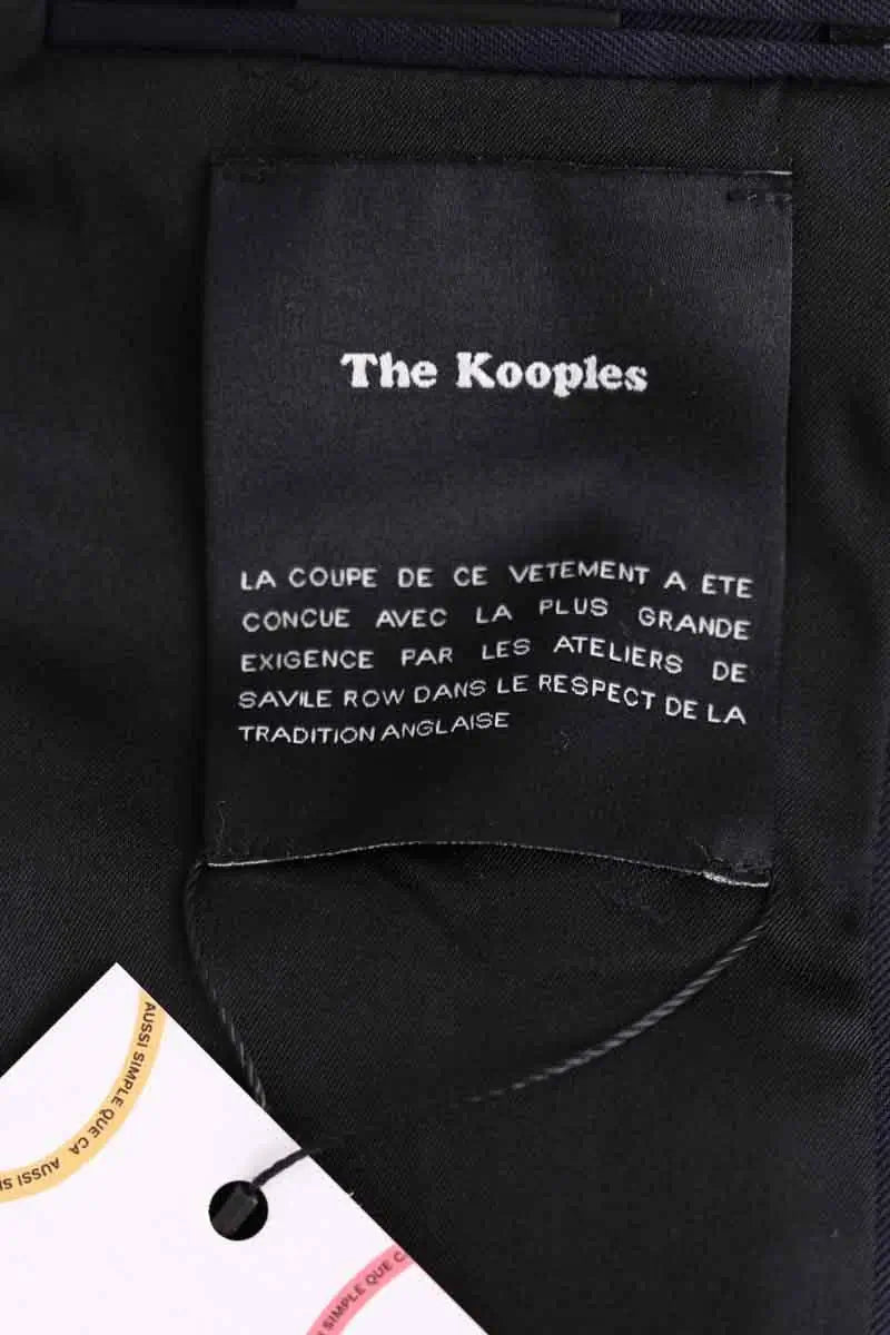Blazer The Kooples Marine en Laine