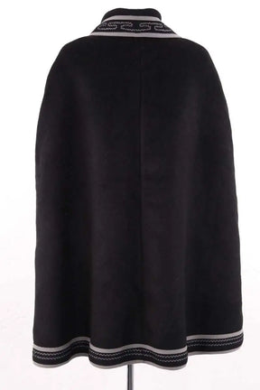 Manteau Antik Batik Noir en Synthétique