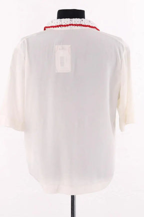Blouse Sandro Beige en Soie