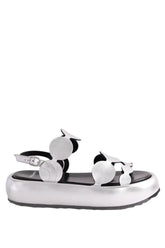 Sandales Pierre Hardy Argent en Cuir, taille 37 - Seconde Main