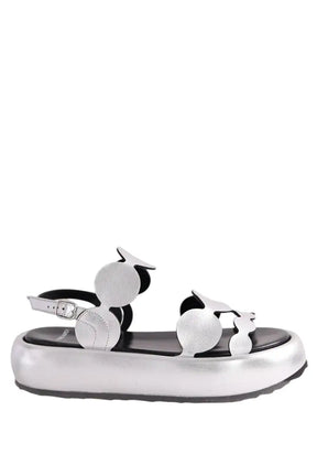 Sandales Pierre Hardy Argent en Cuir, taille 37 - Seconde Main