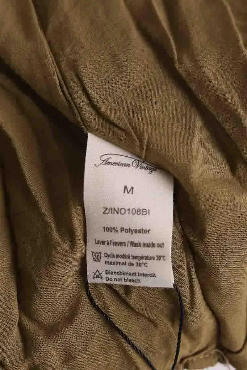 Robe American Vintage Kaki en Synthétique