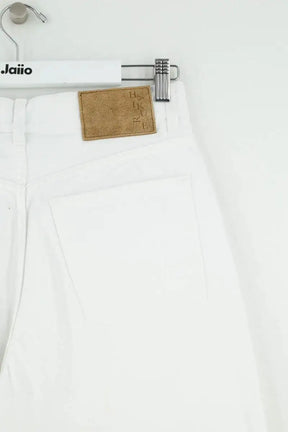 Jean large Haikure Blanc en Coton