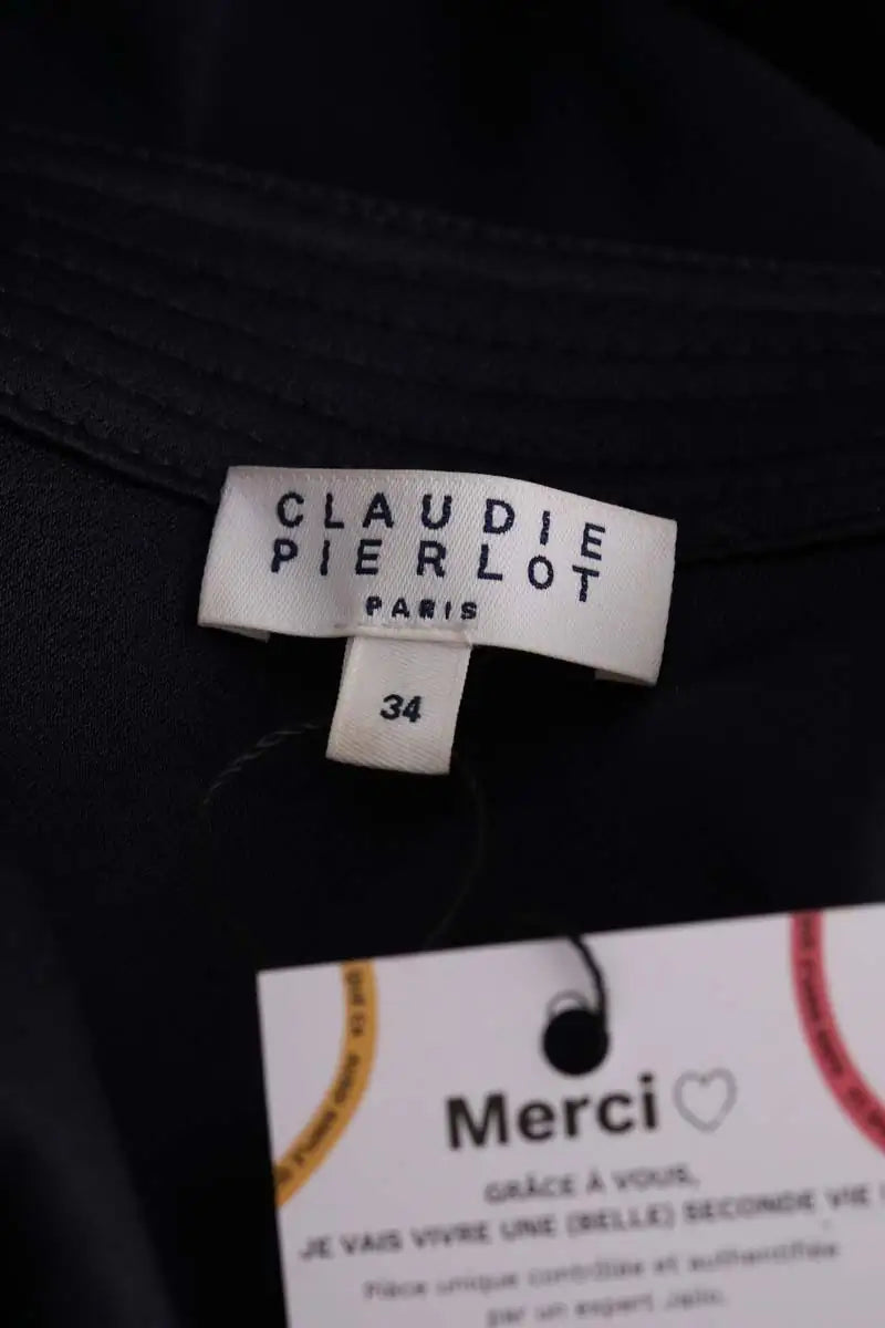 Robe Claudie Pierlot Bleu en Synthétique