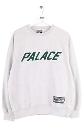 Sweatshirt PALACE Gris en Coton, taille M - Seconde Main