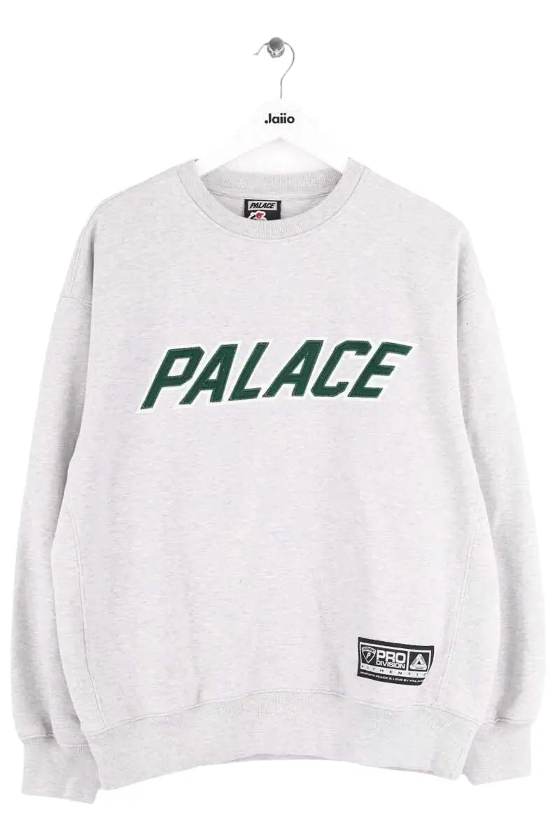 Sweatshirt PALACE Gris en Coton, taille M - Seconde Main