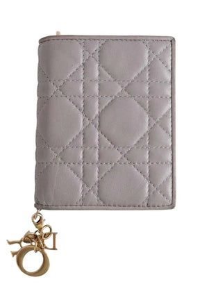 Porte-carte Dior Gris en Cuir - Seconde Main