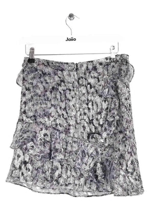 Jupe The Kooples Argent en Soie