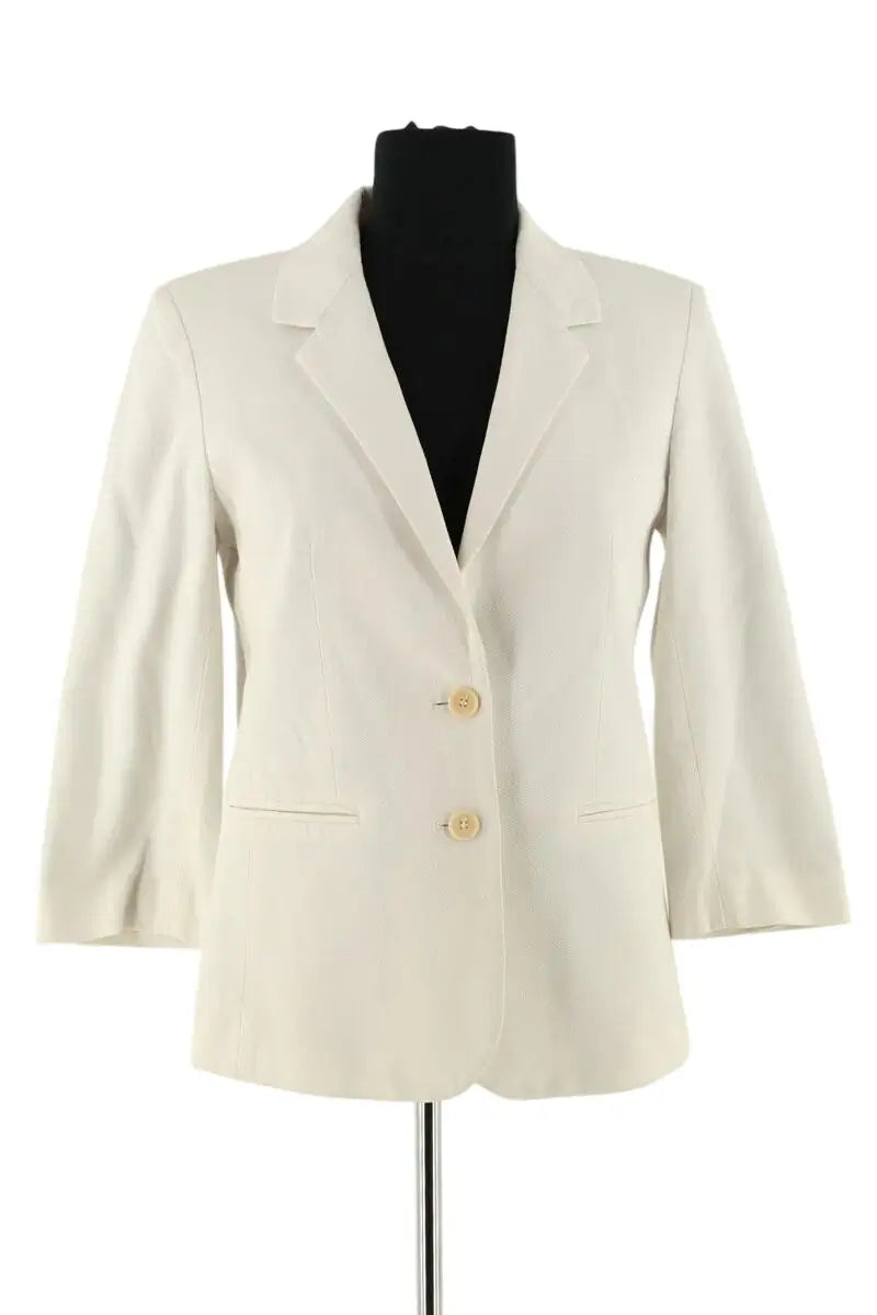 Blazer Zadig & Voltaire Blanc en Laine, taille M - Seconde Main