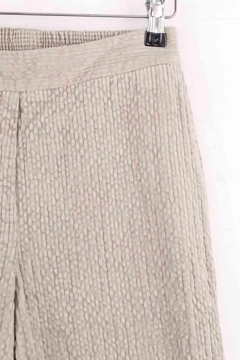 Pantalon droit Momoni Gris en Coton