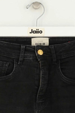 Jean slim Sézane Noir en Coton