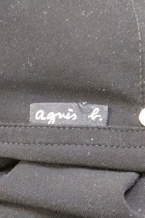 Pantalon droit Agnès B.  Noir