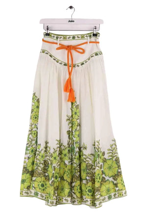 Jupe Alemais Blanc en Lin, taille XS - Seconde Main