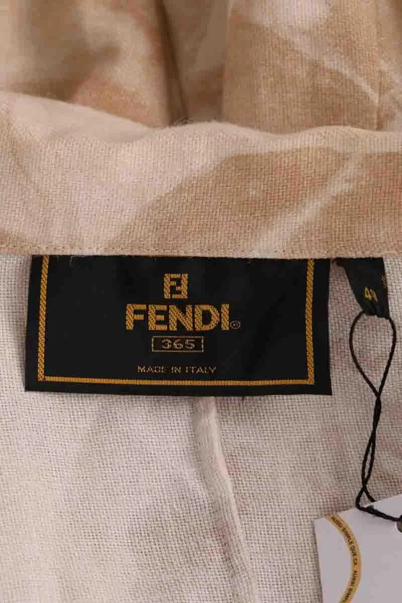 Blazer Fendi Ecru en Viscose