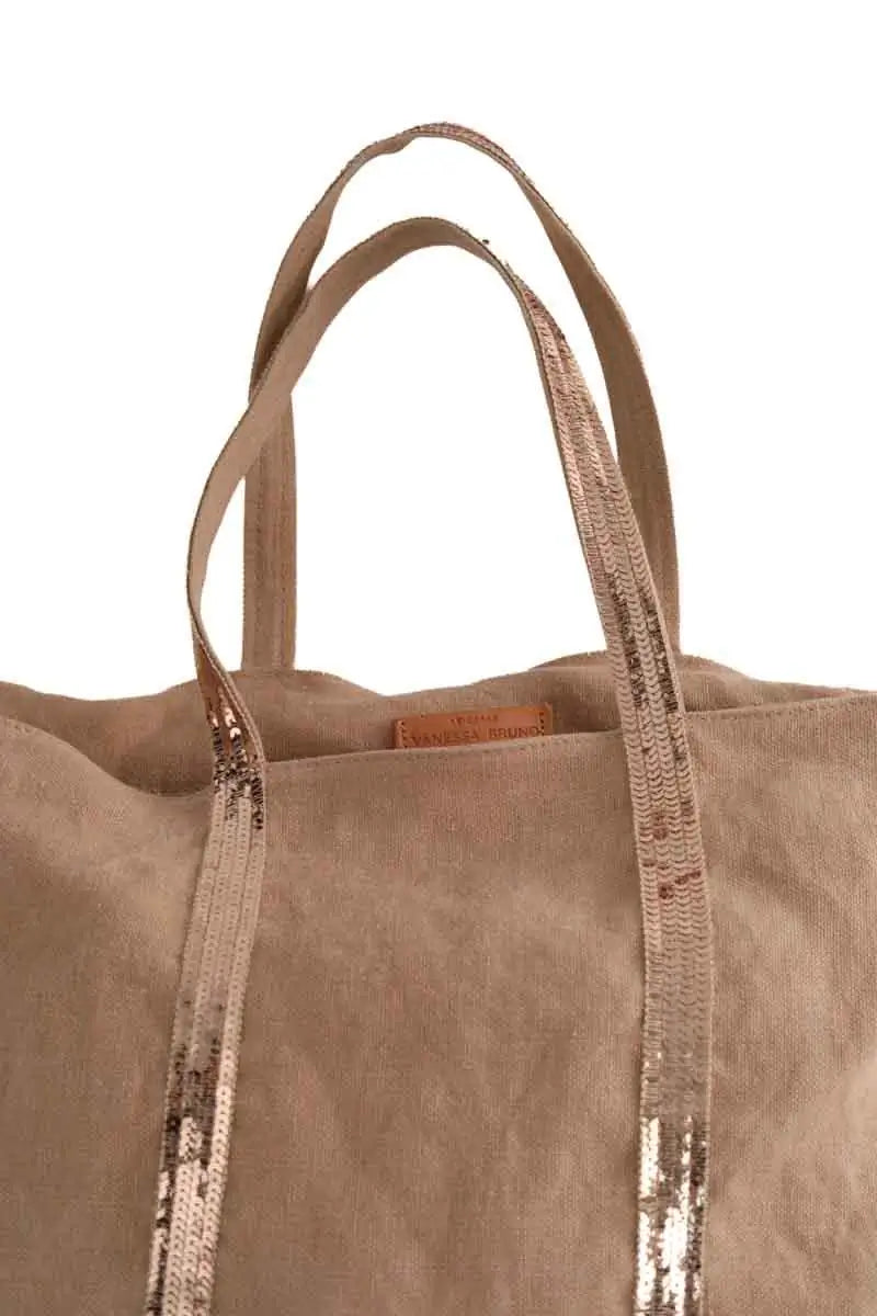 Cabas Vanessa Bruno Cabas Camel en Tissu