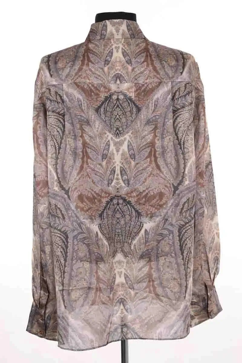 Blouse Zimmermann Marron en Soie