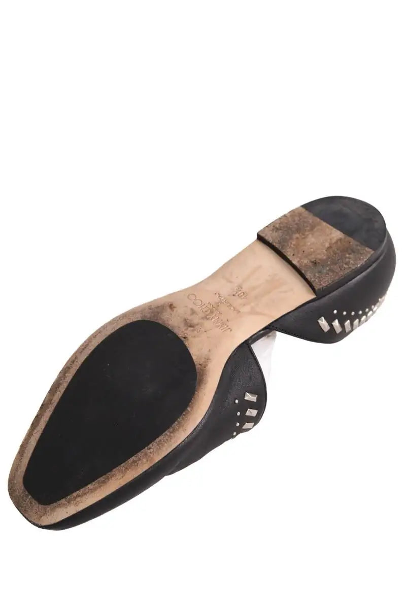 Mules Jimmy Choo Noir en Cuir