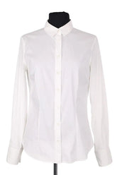 Chemise Figaret Blanc en Coton, taille M - Seconde Main