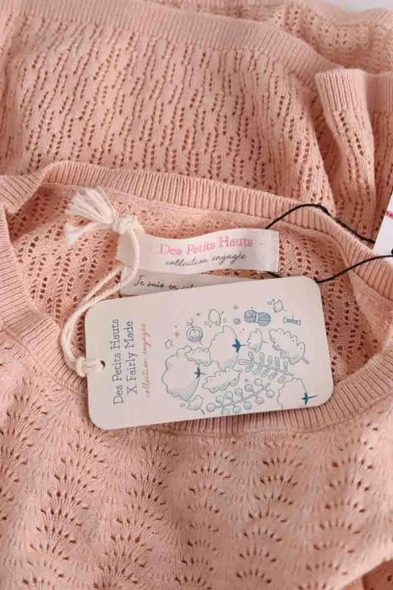 Pull Des Petits Hauts Rose en Coton