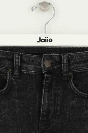 Jean slim Maje Noir en Coton