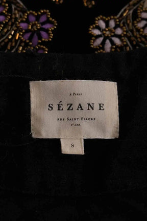 Veste Sézane Noir en Synthétique