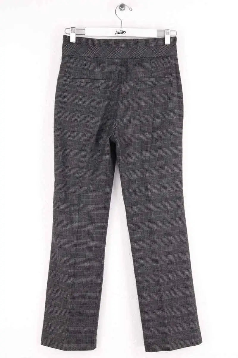 Pantalon droit Maje Gris en Laine