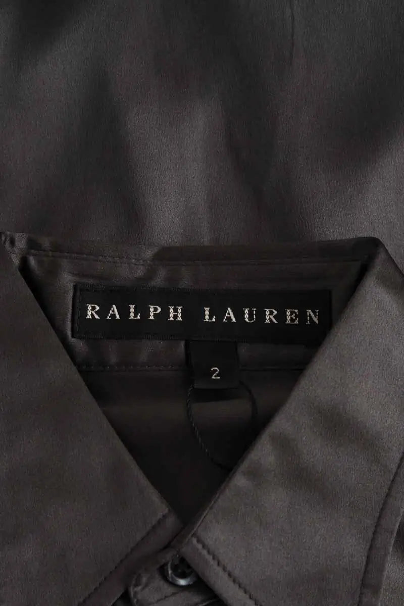 Chemise Ralph Lauren Kaki en Soie